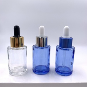 Envase de 30 ml (1 oz) para Suero Cosmético, Botella de Vidrio y Plástico con Hombro Plano y Degradado, Cilindro para Aceite Esencial con Gotero, Cuidado de la Piel y el Cabello - Product Image 5