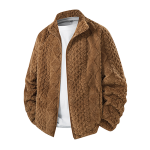 Chaqueta de Lana para Hombre, Nueva, Moderna, Estilo Europeo, Cuello Alto, con Capucha, Protección Contra el Frío, Cierre de Cremallera, Talla Europea 25603 - Product Image 1