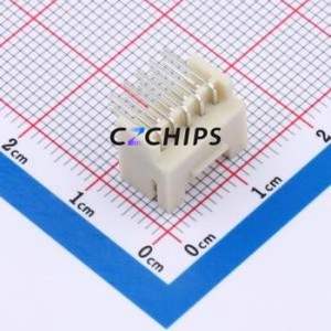 W200120K-10PY2423 Wire-to-Board Pin Header Bent Lead Through Hole,P=2mm Connector 2x5P 2mm Right Angle Insert PHB - Product Image 2