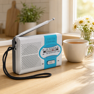 Radio AM/FM Portátil <span class=keywords><strong>DEKKO</strong></span> X-2012 con Altavoz Integrado, 2 Pilas AA, FM 88-108MHz, Personalizable OEM - Product Image 2