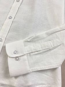 <span class=keywords><strong>Camicia</strong></span> Casual da <span class=keywords><strong>Uomo</strong></span> in <span class=keywords><strong>Lino</strong></span> RL Traspirante a Tinta Unita a Maniche Lunghe con Colletto Button-Down ODM per Primavera - Camicie da <span class=keywords><strong>Uomo</strong></span> e Donna all'Ingrosso - Product Image 6