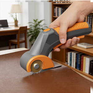 Tijeras Eléctricas Inalámbricas ES-038 de 3.7v, Cortador Rotatorio, Tijeras para Cortar Cuero y Tela, Cuchillas de Acero SK5 - Product Image 3