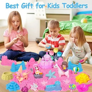 JITENG - Juego de Arena Mágica Colorida y Divertida para Hacer Manualidades, 450 g, con Molde - Product Image 6