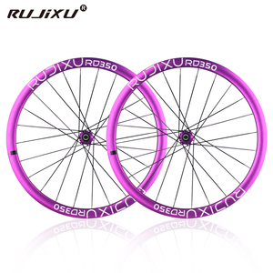 Paire de roues de frein à disque BMX de haute qualité RUJIXU 700c <span class=keywords><strong>26</strong></span>/27. <span class=keywords><strong>Jante</strong></span> en alliage d'aluminium de 5/29 pouces <span class=keywords><strong>VTT</strong></span> avec RD-350 pour la course - Product Image 2