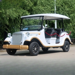 Voiture Classique BrightGal à 8 Places, Batterie au Plomb, Moteur AC, Rétro Vintage, Tourisme, 60 km/h, Prix Bas, Haute Qualité - Product Image 2