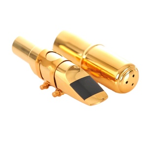 Saxophone ténor en laiton Embouchure de saxophone soprano Sib Sib Tube droit - Product Image 1