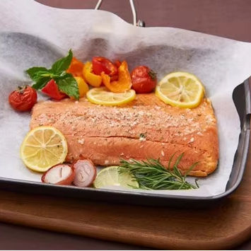 White Coated Double Sides Silicone 40g Baking Paper for Cake Bread Pizza Potato Chips Hamburger Offset for Food