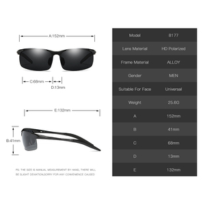 Deportes al aire libre de alta calidad de comercio exterior magnético colorido conducción gafas mujeres y hombres aluminio <span class=keywords><strong>magnesio</strong></span> gafas de sol polarizadas - Product Image 3