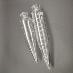 Tubo de Centrifugação em Vidro Borossilicato em Forma de Pêra de 100ml para Análise de Amostras de Óleo Tiandi Lab - Product Image 3