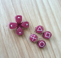 Boutons de manette PS5, boutons D-PAD et ABXY pour manette PS5, pièces de rechange DIY pour coque PS5
