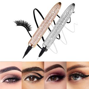 Colle pour cils Pinky leem, stylo pour cils, adhésif pour eye-liner avec logo, colle pour cils magnétique imperméable et résistante avec boîte - Product Image 2