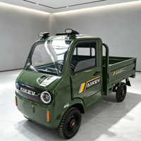 Mini camionnette électrique 4 roues à cabine fermée, nouvelle énergie, petit camion de fret électrique pour adultes, vente en gros Chine