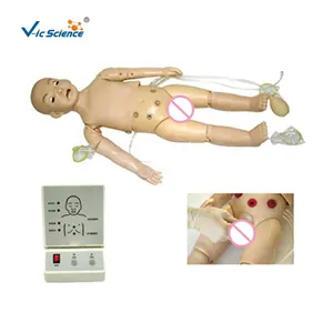 Advanced full-function one-year-old child simulator, nursing and CPR functions in one infant cpr training model vastus lateralis