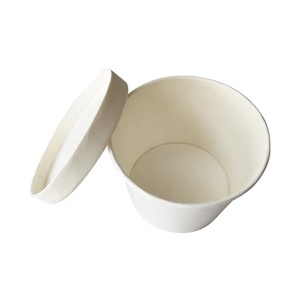 ZY Factory Happy for Kids Paper Snack Bowl Couvercles supérieurs Heavy Duty Microwavable Jetable Ice Cream Cup Soup Cookies to Go Food Bowl - Product Image 3