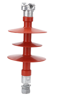 Isolateur composite de type broche FPQ-10/5, isolateur de poteau en caoutchouc silicone pour protection contre la foudre 10 kV