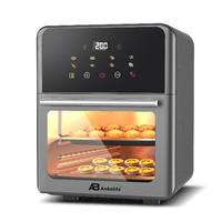 Horno Freidora de Aire Multifunción Anbolife de 8 Litros con Pantalla Táctil, Diseño Compacto Visible, Sin PFAS, Eléctrico, OEM de Fábrica