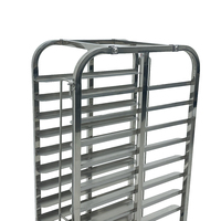 Vente directe par l'usine 201/304 acier inoxydable métal pain plateau de cuisson casserole support chariot pour cuisine Restaurant