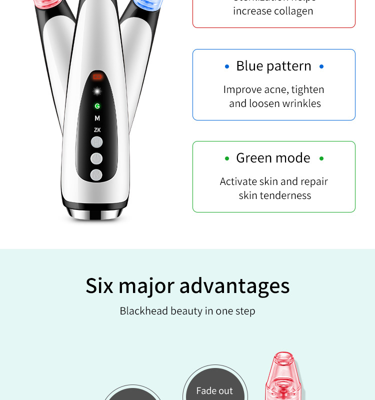 Recuperador de puntos negros para la piel, instrumento de belleza para el hogar.