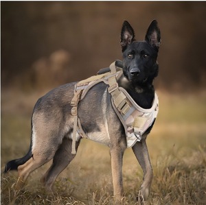 Harnais de sécurité tactique respirant et confortable de taille L, camouflage, durable, pour l'entraînement des chiens de compagnie - Product Image 6