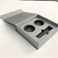 Boîte cadeau en papier recyclé noir écologique avec couvercle pour chemise, emballage personnalisé pour vêtements, boîte cadeau