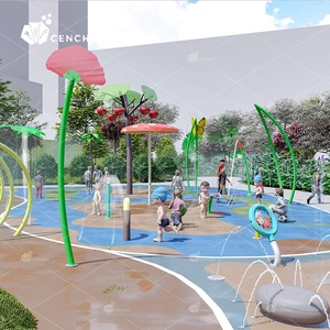 Cenchi-almohadilla de salpicaduras interactiva para patio trasero de adulto, rociador de hotel, parque de <span class=keywords><strong>atracciones</strong></span>, juego acuático - Product Image 3