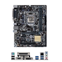 Micro-ATX untuk Motherboard Desktop ASUS B150M-D B150 Mendukung CPU E3V5 Generasi ke-6/7 LGA1151 DDR4 32GB Dual Channel Port SATA untuk PC