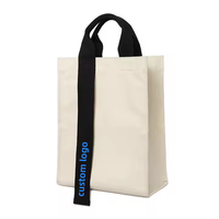 Ouye Sac à main en toile de coton de couleur à motif personnalisé pour femmes Sac fourre-tout réutilisable
