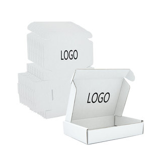 Giấy hộp bưu phẩm sinh thái thân thiện có thể tái chế Trắng sóng giấy gửi thư hộp cho quần áo - Product Image 1