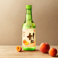 Traditionele Koreaanse Soju-Likeur Zuid-Korea Maakte Direct Cocktails Fruitgearomatiseerde Drank Redelijke Prijs Vietnam Fabrikant