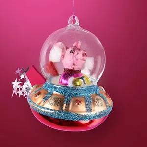 NOXINDA 2024 New Products Pink Piggy And Space Capsule Christmas Gift Children Toy Themed Party Decorations