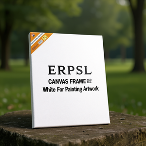 Cadre en toile Erpsl 30x30 cm blanc pour peinture artistique - Product Image 3