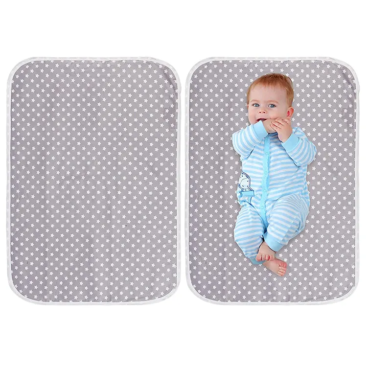 Di alta qualità Nursery Soft Natural 100% Cotton Waterproof Baby fasciatoio Pilch per i neonati come regali per il riscaldamento del cuore