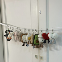 Porte-clés Jcat UK, Lapin JC, Dragon du Ciel, Étiquettes - Jouet en Peluche, Cadeau, Rembourrage en Coton PP