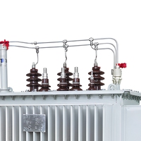Transformateur de puissance triphasé S11 immergé dans l'huile, conception à trois enroulements, entrée 11 kV, sortie 400 V