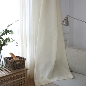 Thick Linen Style Fabric for <strong>Window</strong> Screen Curtains <strong>Voile</strong> - Product Image 2