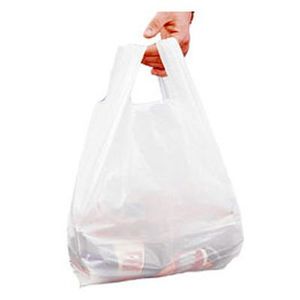 Bolsa de Camiseta Blanca Impresa, Biodegradable, Resistente a la Humedad, a Precio Económico, para Farmacias, Supermercados, Exposiciones y Compras - Product Image 3