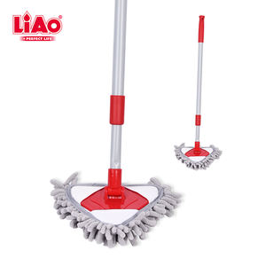 LiAo manico retrattile microfibra ciniglia <span class=keywords><strong>triangolo</strong></span> mini spolverino <span class=keywords><strong>mop</strong></span> per la pulizia della casa auto per bambini - Product Image 1