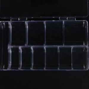 Boîte de rangement en plastique Transparent, 500 pièces, Nail Art, boîte de pointes vides pour Salon de manucure - Product Image 4