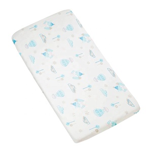 100% algodón cuna equipada sábana suave bebé cama colchón protector de la cubierta - Product Image 1