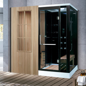 Cabina de Ducha de Vapor Húmedo con Bañera <span class=keywords><strong>INTERLAN</strong></span> Modelo 7113, Diseño Moderno, Vidrio Templado de 5 mm, Panel de Control Computarizado, Colores Personalizados - Product Image 3
