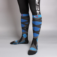 Bas de ski de compression longueur au genou chaussettes d'hiver thermiques épaissies pour les sports de plein air et la randonnée pour hommes et femmes