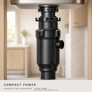 Trituratore per <span class=keywords><strong>Rifiuti</strong></span> Alimentari Domestici e da Cucina Moderno, Insonorizzato, in Lega ad Alta Densità, Approvato FCC, Produzione a Contratto - Product Image 1