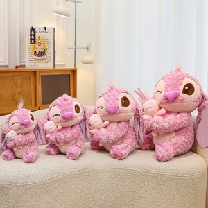 Almohada de Peluche Súper Suave con Flores de Cerezo Cosidas en Dorado, Coleccionable, de <span class=keywords><strong>Lilo</strong></span> & Stitch, Rellena de Algodón PP - Product Image 5