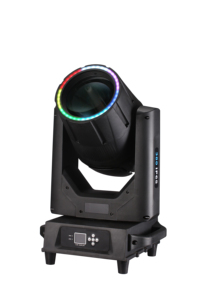 Faro Mobile 3-in-1 da 380W IP65 Impermeabile con Effetto Anello Bianco 20R per Teatri, Discoteche e Spettacoli Notturni DMX 512 LED - Product Image 2