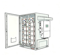 Batterie au lithium 100kwh système d'utilisation haute tension 15kw support de batterie au lithium 48v ESS 30kw 50kwh stockage d'énergie