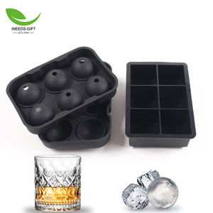 Khuôn Làm Đá Silicon Hình Vuông Hình Cầu Thực Phẩm Thiết Kế Theo Yêu Cầu Khay Làm Đá Silicon Có Nắp Đậy - Product Image 3