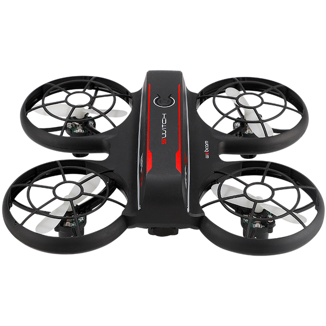 RC Mini Drones Intelligent Obstacle Avoidance Remote Control Aircraft Four Axis Helicopter Aircraft Toy with Accessories B1