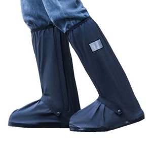 Cubrezapatos Impermeables de PVC, Largura hasta el Tobillo, Antideslizantes, Resistentes al Desgaste, para Exteriores, para Adultos, Juego de Protección para Botas de Moto, Tallas M, L, XL, 2XL - Product Image 1
