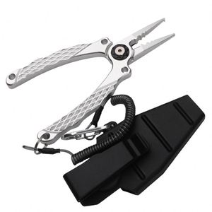 Ultra Lightweight Aluminum Alloy Integrated Lure Fishing <b>Pliers</b> - Multi-Functional <b>Split</b> <b>Ring</b> Opener, Line Cutter & Fish Gripper - Product Image 2