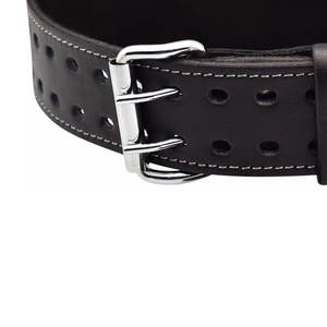 Heavy Duty Unisex Gym <b>Weight</b> Lifting Leather <b>Belt</b> with Custom Logo Breathable Design for <b>Training</b> and Waist Support - Product Image 4